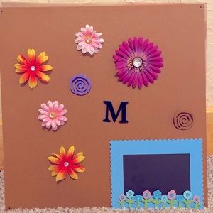 Metal magnetic picture board